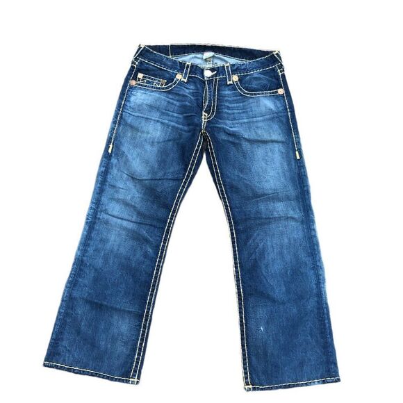 Vintage True Religion Jeans Size 36 BOBBY SUPER T Blue - Picture 3 of 7
